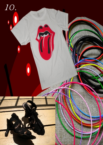 brilliant bangles and rolling stone tees