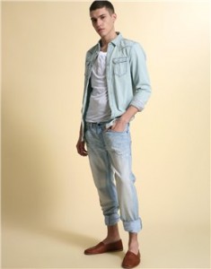 image via ASOS  Diesel Shighy Denim Shirt