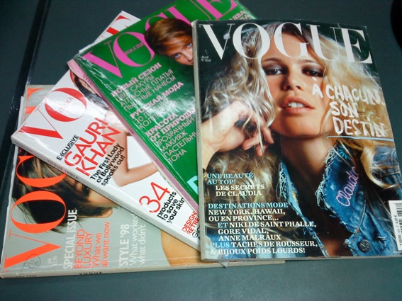 my old vogue magazines