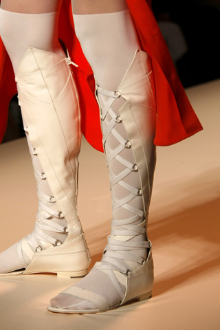 a little bit quirky on - Jean Paul Gaultier spring 2010